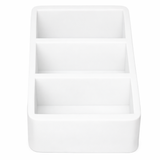 3‑Cavity Platinum‑Cure Silicone Mold - For Resin Casting, Hybrid Blocks, Scales