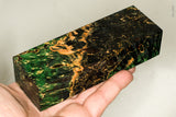 Stabilized box elder burl wood block