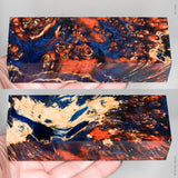Stabilized box elder burl wood block