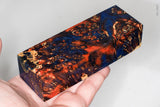 Stabilized box elder burl wood block