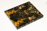 Stabilized box elder burl wood scales