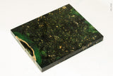 Stabilized box elder burl wood scales