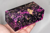 Large stabilized box elder burl wood block