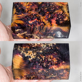 Large stabilized box elder burl wood block