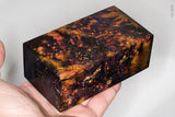 Large stabilized box elder burl wood block