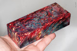 Stabilized box elder burl wood block