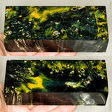 Stabilized box elder burl wood block