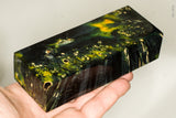 Stabilized box elder burl wood block