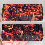 Stabilized box elder burl wood block