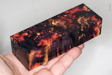 Stabilized box elder burl wood block