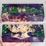 Stabilized box elder burl wood block