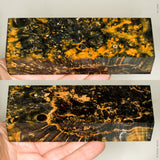 Stabilized box elder burl wood block