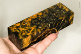Stabilized box elder burl wood block