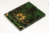 Stabilized box elder burl wood scales