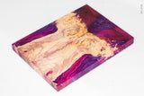 Stabilized box elder burl wood scales