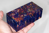 Large stabilized box elder burl wood block