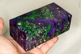 Large stabilized box elder burl wood block