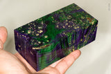 Large stabilized box elder burl wood block