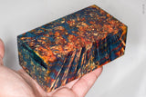 Large stabilized box elder burl wood block