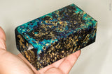 Large stabilized box elder burl wood block