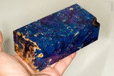 Large stabilized box elder burl wood block
