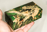 Large stabilized box elder burl wood block