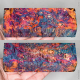 Stabilized box elder burl wood block