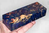 Stabilized box elder burl wood block