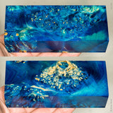 Stabilized box elder burl wood block