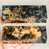 Stabilized box elder burl wood block