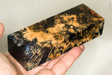 Stabilized box elder burl wood block