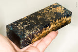 Stabilized box elder burl wood block