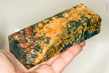 Stabilized box elder burl wood block
