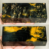 Stabilized box elder burl wood block