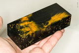 Stabilized box elder burl wood block