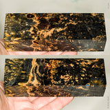 Stabilized box elder burl wood block