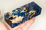 Stabilized box elder burl wood block