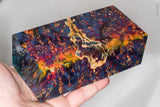 Large stabilized box elder burl wood block