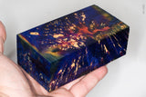 Large stabilized box elder burl wood block