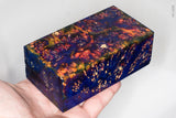 Large stabilized box elder burl wood block