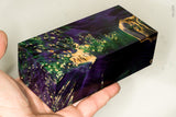 Large stabilized box elder burl wood block