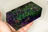 Large stabilized box elder burl wood block