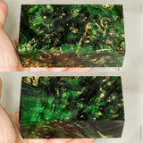 Large stabilized box elder burl wood block