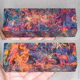 Stabilized box elder burl wood block
