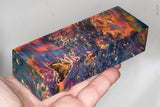 Stabilized box elder burl wood block
