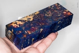Stabilized box elder burl wood block