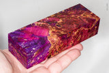 Stabilized box elder burl wood block