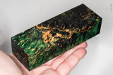 Stabilized box elder burl wood block