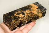 Stabilized box elder burl wood block