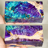 Large stabilized box elder burl wood block